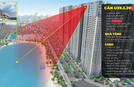 Bán Căn Penhouse 3N cuối cùng Masteri Smart City, view hồ lớn, công viên trung tâm, bể bơi vô cực trên nóc nhà - Giá CĐT